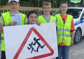 Школьники села Богашево приняли участие во флешмобе «Осторожно, дети!»